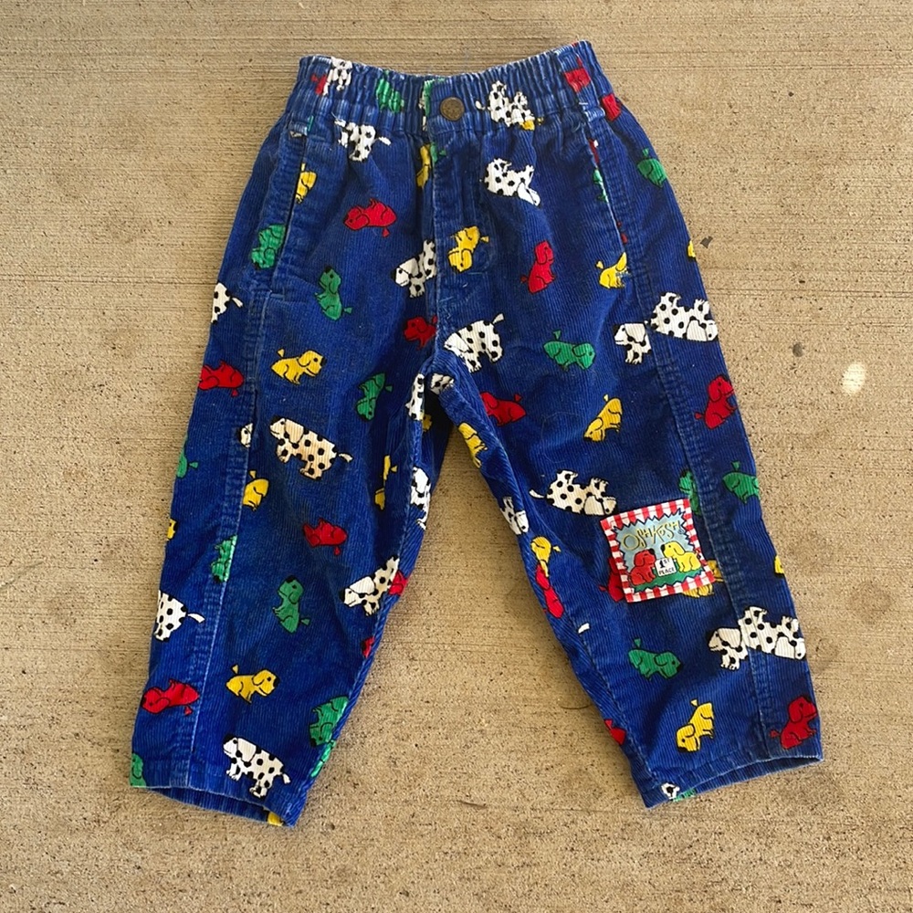 Arf Vintage Oshkosh B’gosh doggy corduroy pants 2T